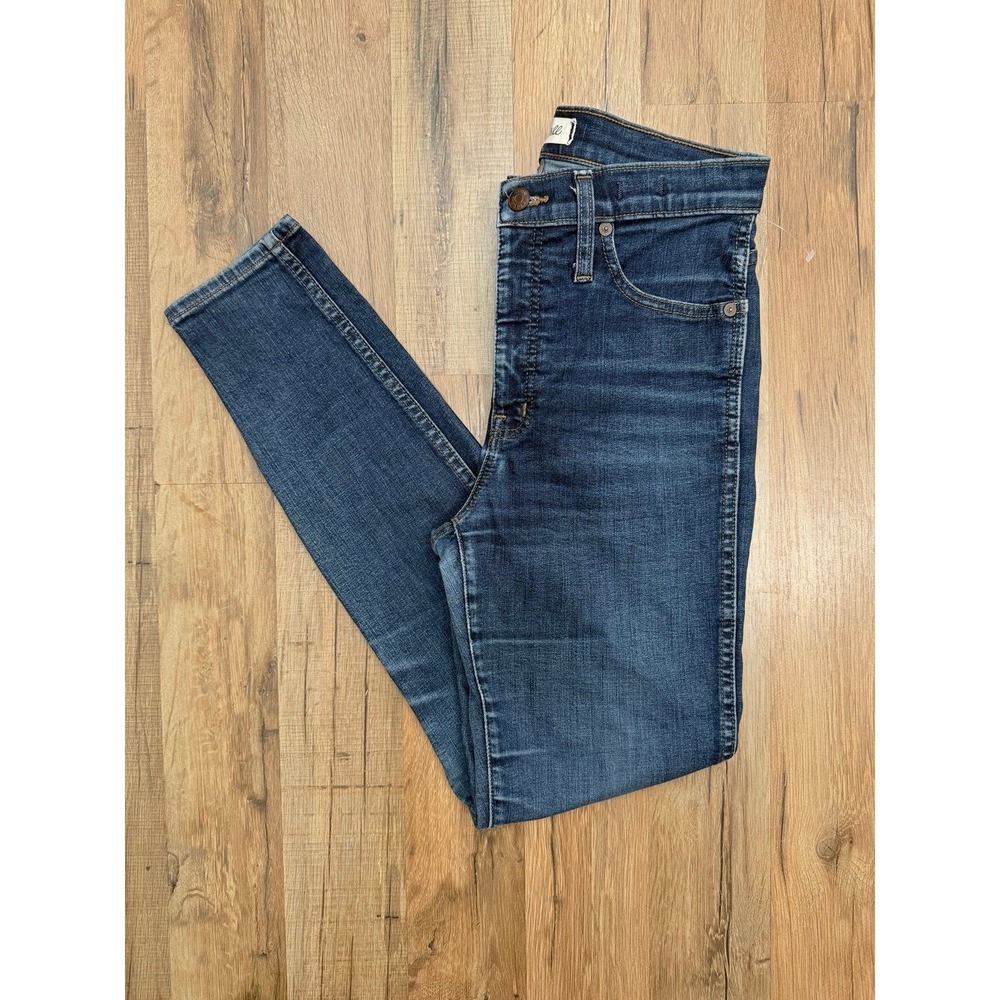 Madewell 10" High‎ Rise Skinny Jeans Women Size 27 Dark Wash Stretch Denim